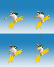 Baumbehang 4-teilig Engel auf