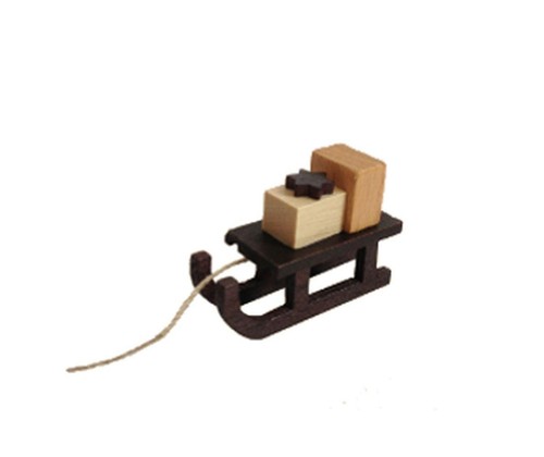Schlitten 3cm tischdeko - schlitten,