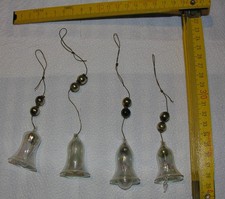 4 Glocken Erzgebirge Glaskunst