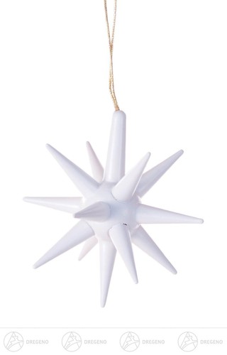 Baumschmuck behang stern weiß - baumschmuck,