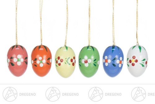 Behang ostereier mit blumen - ostereier,