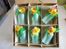 6 Osterglocken Glocke Glas